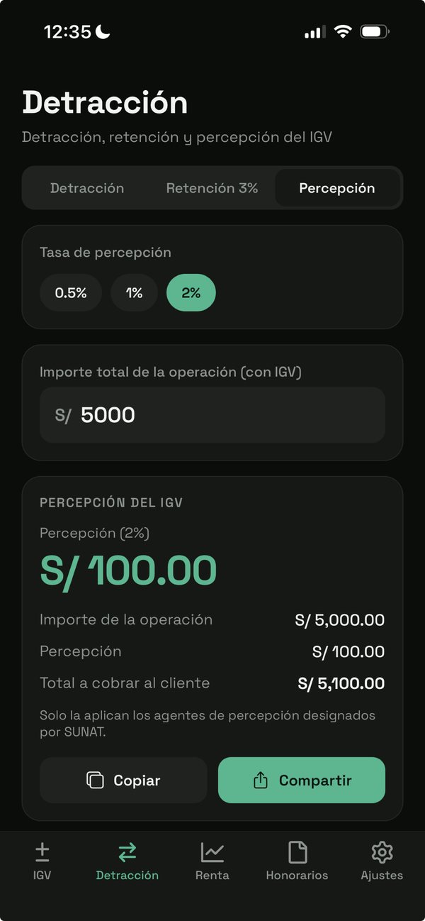 Percepción